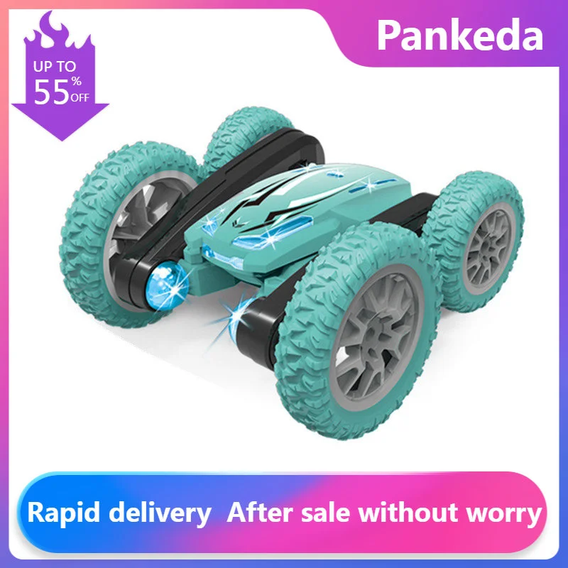 

1:18RC Stunt Car Electric 360° Rotating Deformation Double-sided Toy Racing Car 2.4G RC LED Music Boy Toy Gift