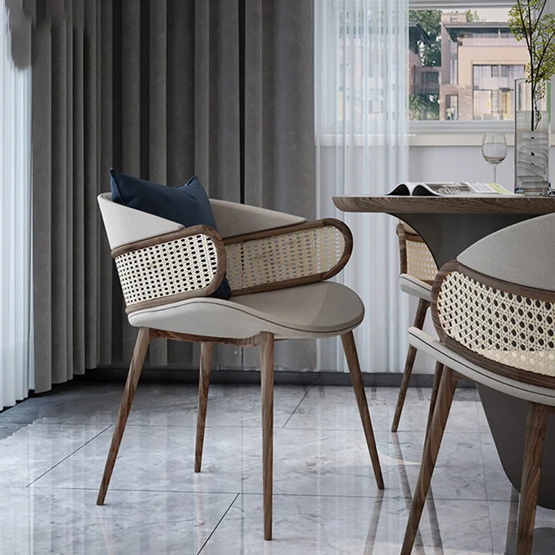 

Unique Designer Dining Chairs Nordic Vintage Armchair Design Dining Chairs Ergonomic Creative Chaises De Salle à Manger Stool
