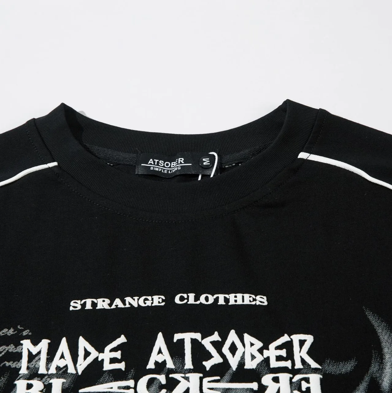 Футболка мужская с длинным рукавом уличная одежда хлопковая Свободная рубашка