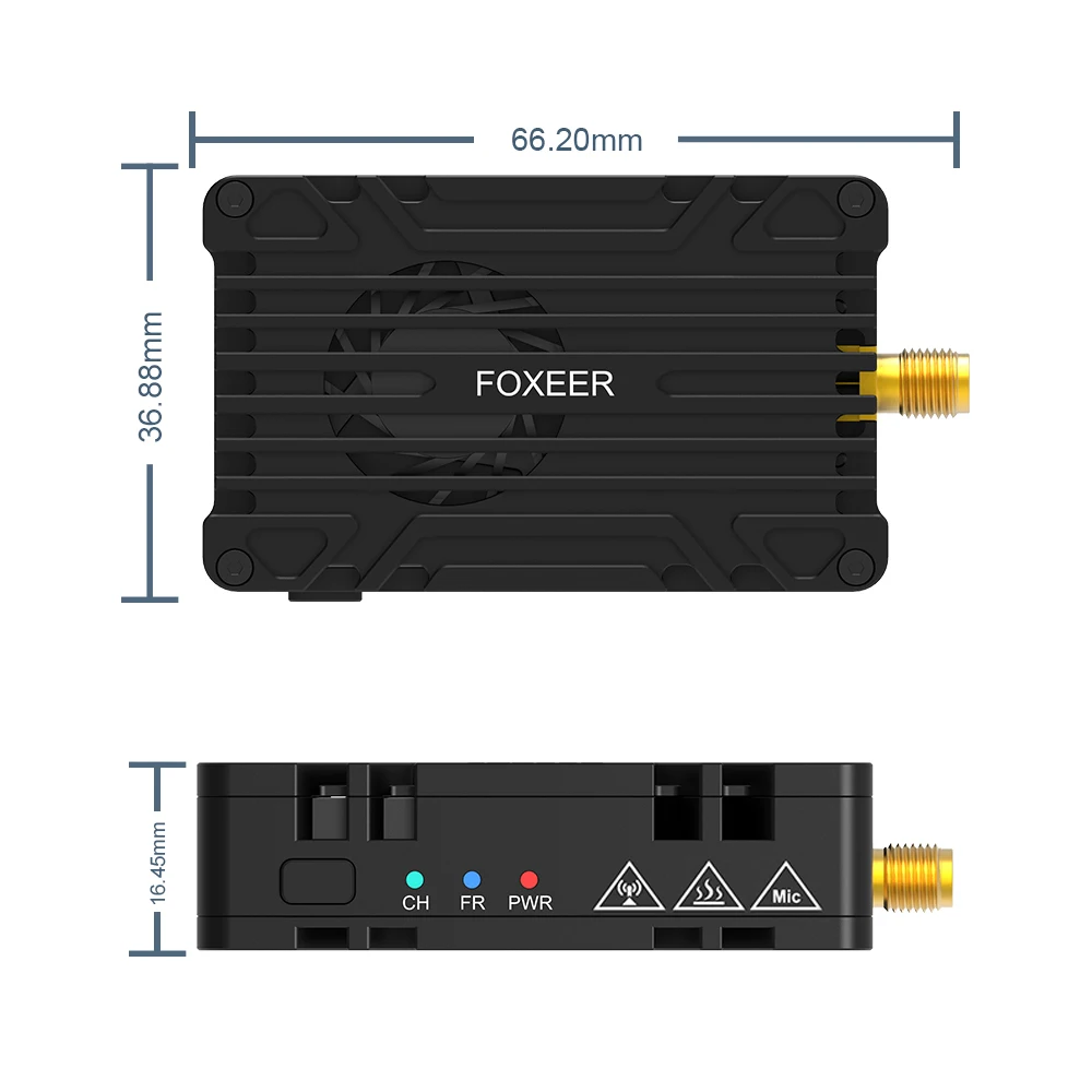Переключаемый передатчик FOXEER 4 9G-6G Reaper Infinity V2 5 Вт 80CH VTX 2-8S Lipo 1 Вт/2 Вт/3 Вт/4 Вт/5 для