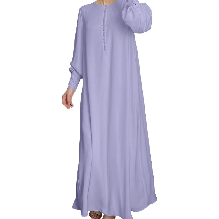 Chiffon Muslim Maxi Hijab Dress Eid Abayas for Women Turkish Dresses Dubai Abaya Islamic Clothing Kaftan Robe Musulmane Longue