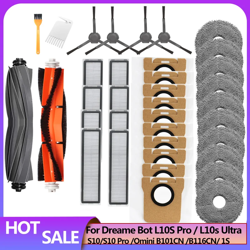2023 Новинка для Xiaomi MIJIA Omni 1s B116 запасные части Mijia B101CN пылесборник Dreame S10 S10 Pro сменная щетка для швабры тканевый фильтр