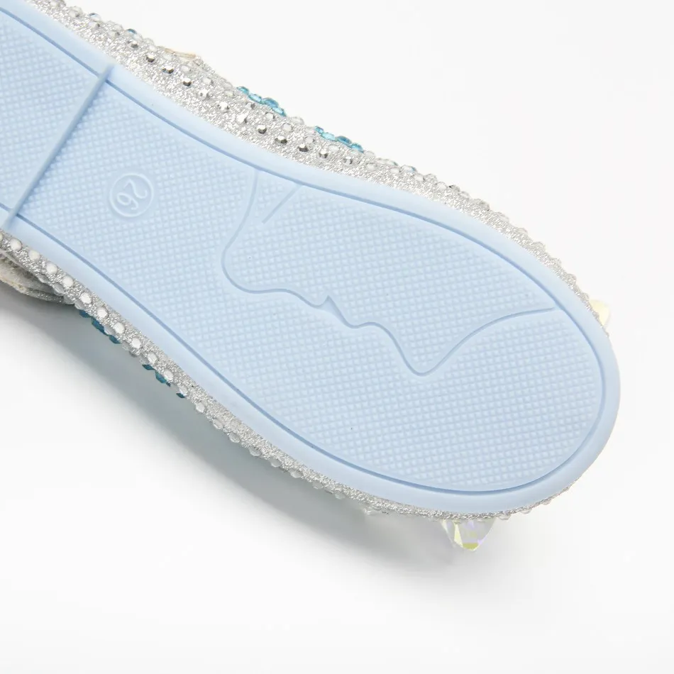 Балетки для девочек без шнуровки белые синие свадебные праздничные классические