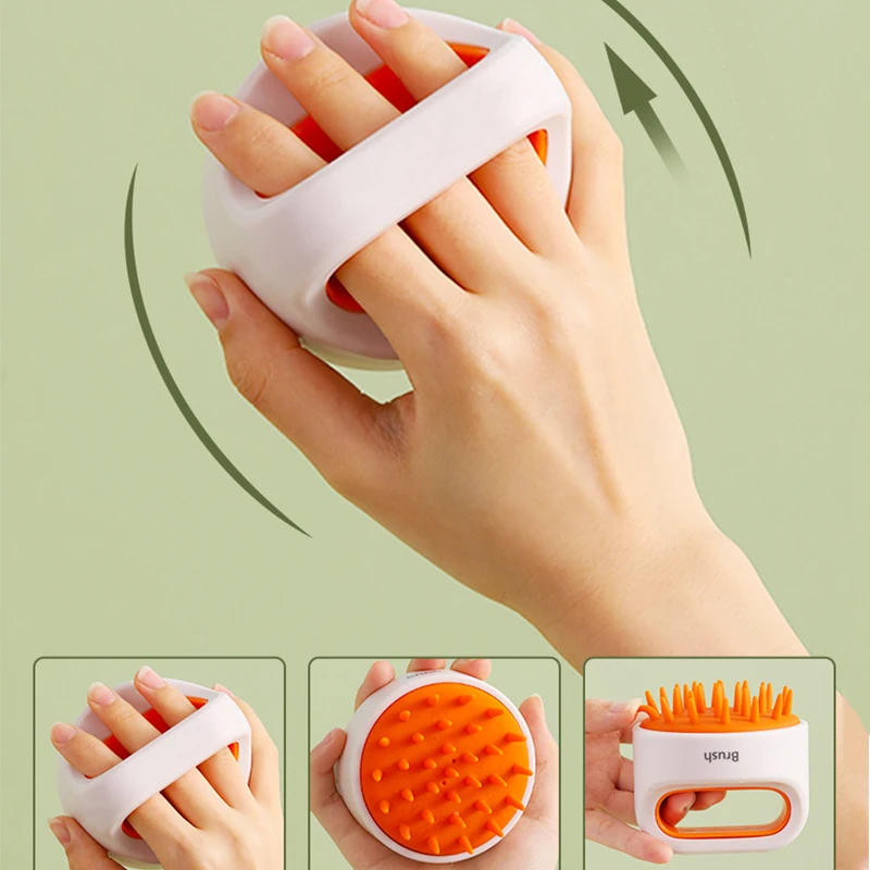 

1Pcs Shampoo Brush Handheld Scalp Meridian Massage Brush Shower Hair Comb Portable Shampoo Brush Hair Care Comb Head Massager