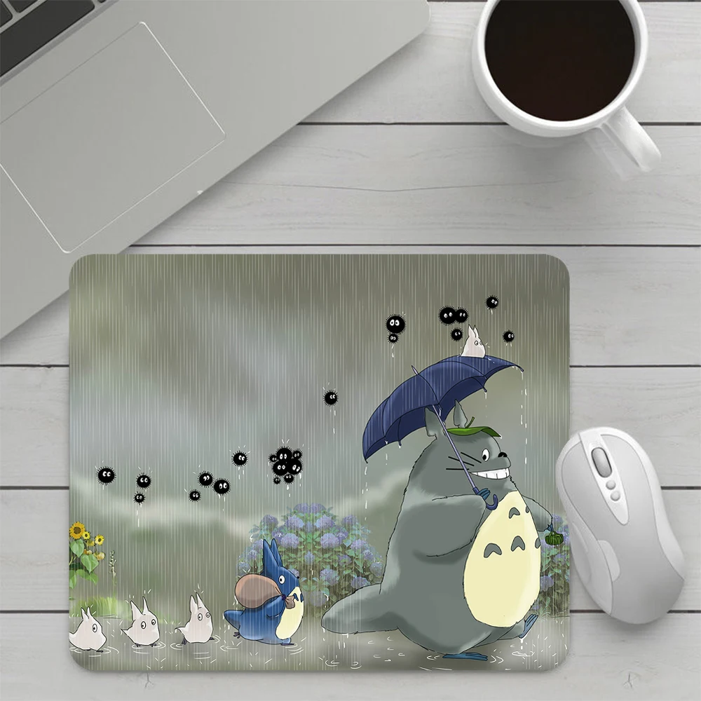 

Симпатичный студийный коврик для мыши ghiashi Totoro, маленький игровой коврик для мыши, компьютерный Коврик Для Мыши для ПК, геймерский коврик дл...