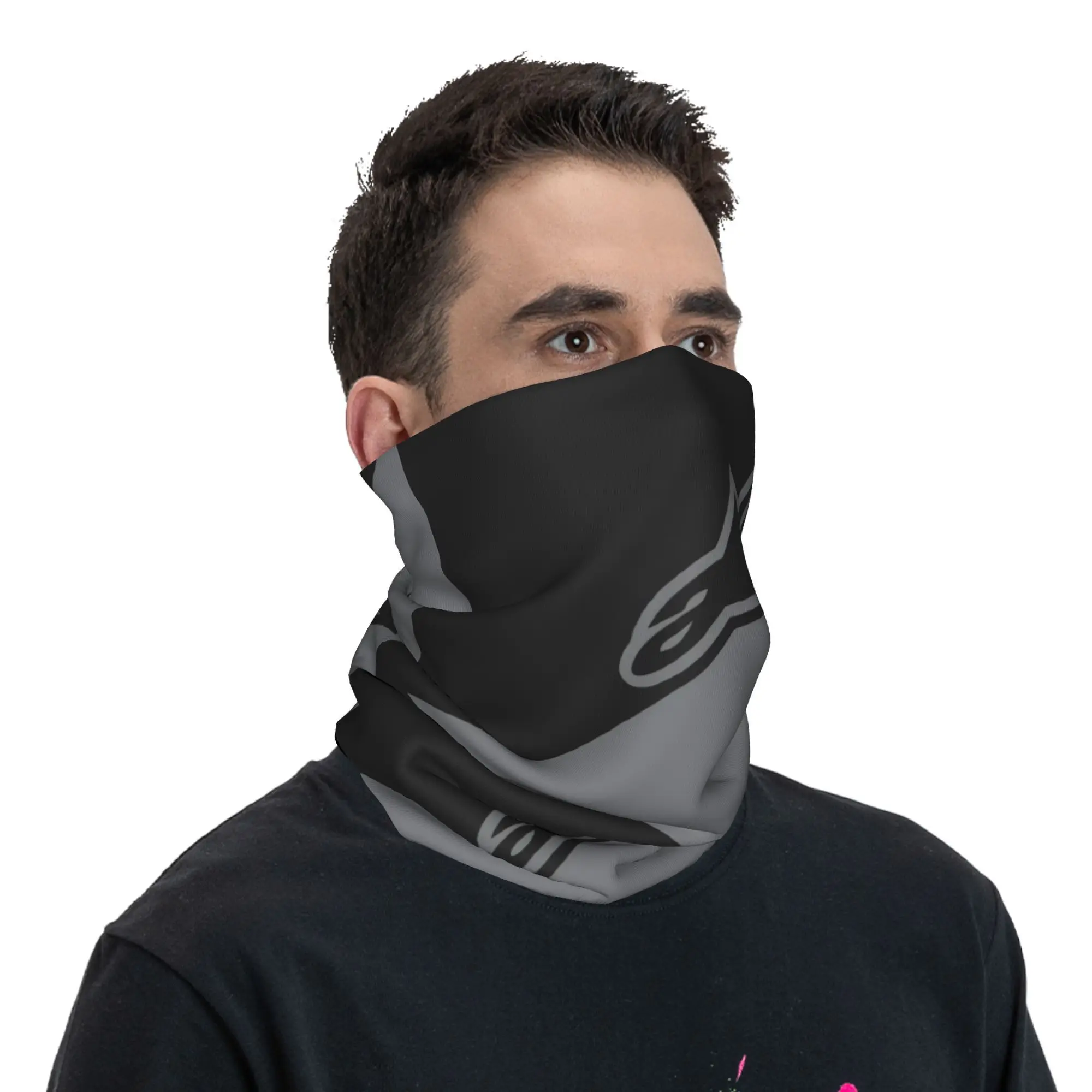 Бандана на заказ для мотокросса эндуро зимняя теплая повязка шею ветрозащитный