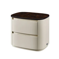 post modern light luxury italy simple high end villa main bedroom bedside cabinet combination furniture
