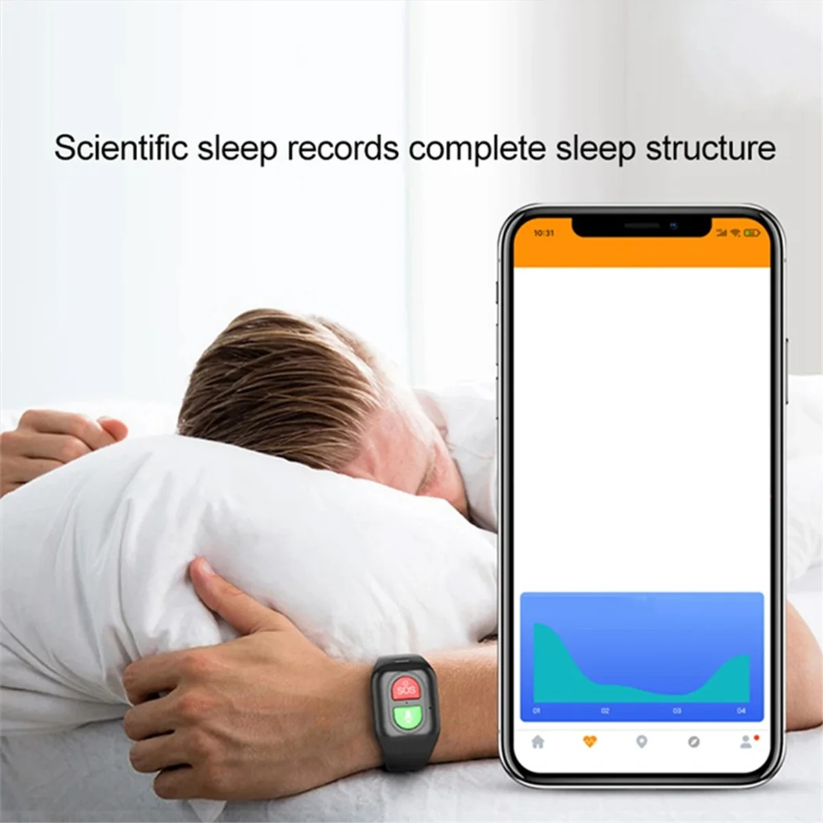 Умные часы для пожилых людей 4G SOS Анти-трекер спортивный браслет пульсометр