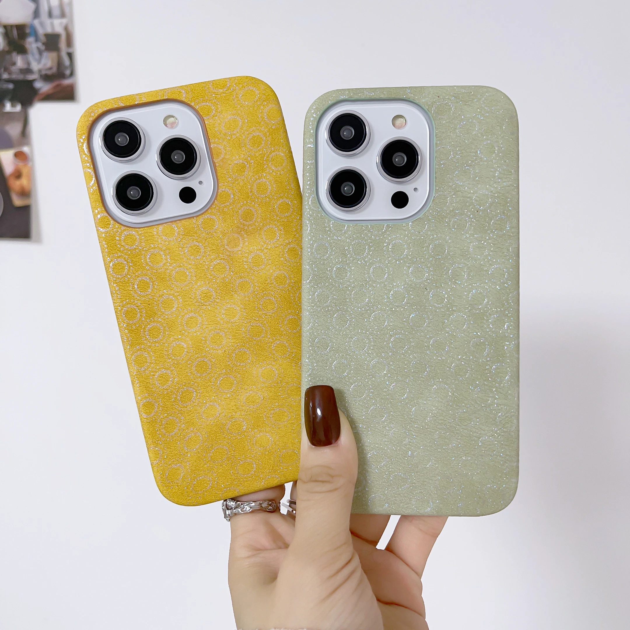 

Circle Multi-color Mobile Phone Cases for iPhone 14 Pro Max Anti-slip11 13 12 X XS XR 7 8 Plus Half-pack Cover