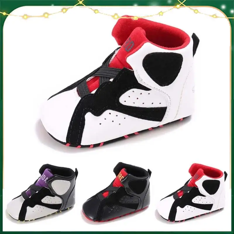 Soft Soled Sneakers Baby Boys Shoes Newborn PU Leather First Walker Babe Girl Sports Moccasin Anti-slip Infant Toddler Crib Shoe