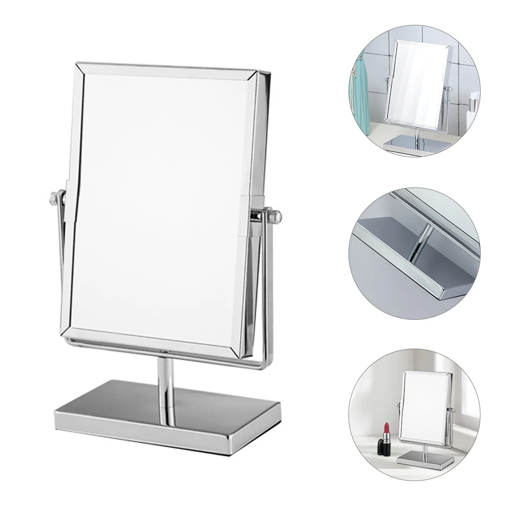 

Bathroom Decor Aesthetic Metal Mirror Magnifying Makeup Desk Dorm Vanity Bedroom