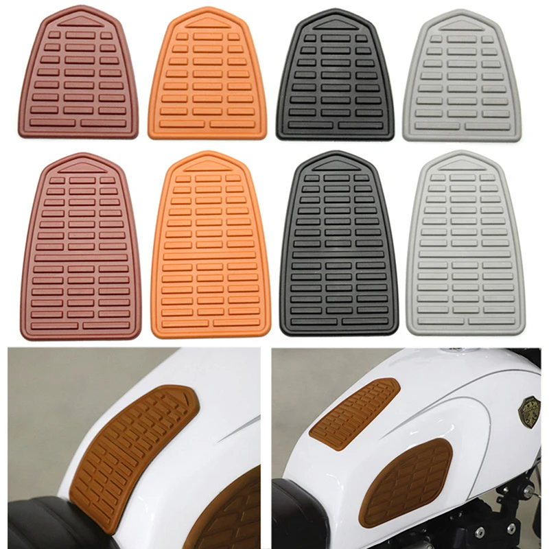 

1pc Universal Motorcycle Gas Fuel Tank Rubber Sticker Protector Knee Tank Pad Decal Rubber New Stickers Moto