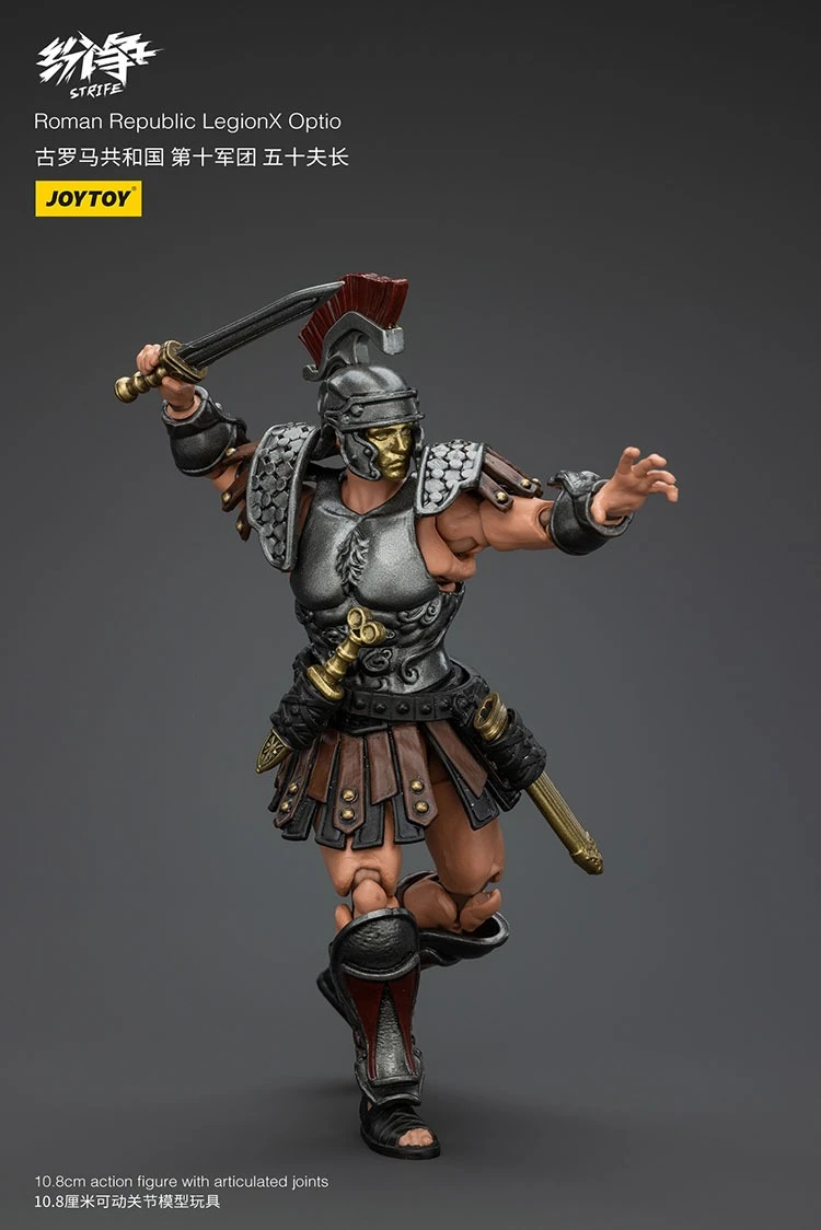 Фото Фигурка JOYTOY Strife Roman Republic LegionX Optio: Коллекционная модель, подарок, украшение №3