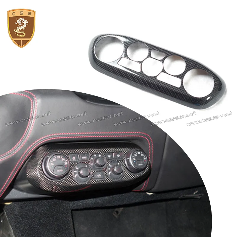 

Крышка панели переключателя трансмиссии кондиционера автомобиля, декоративная наклейка, защита интерьера, аксессуары для Ferrari 458, OEM стиль