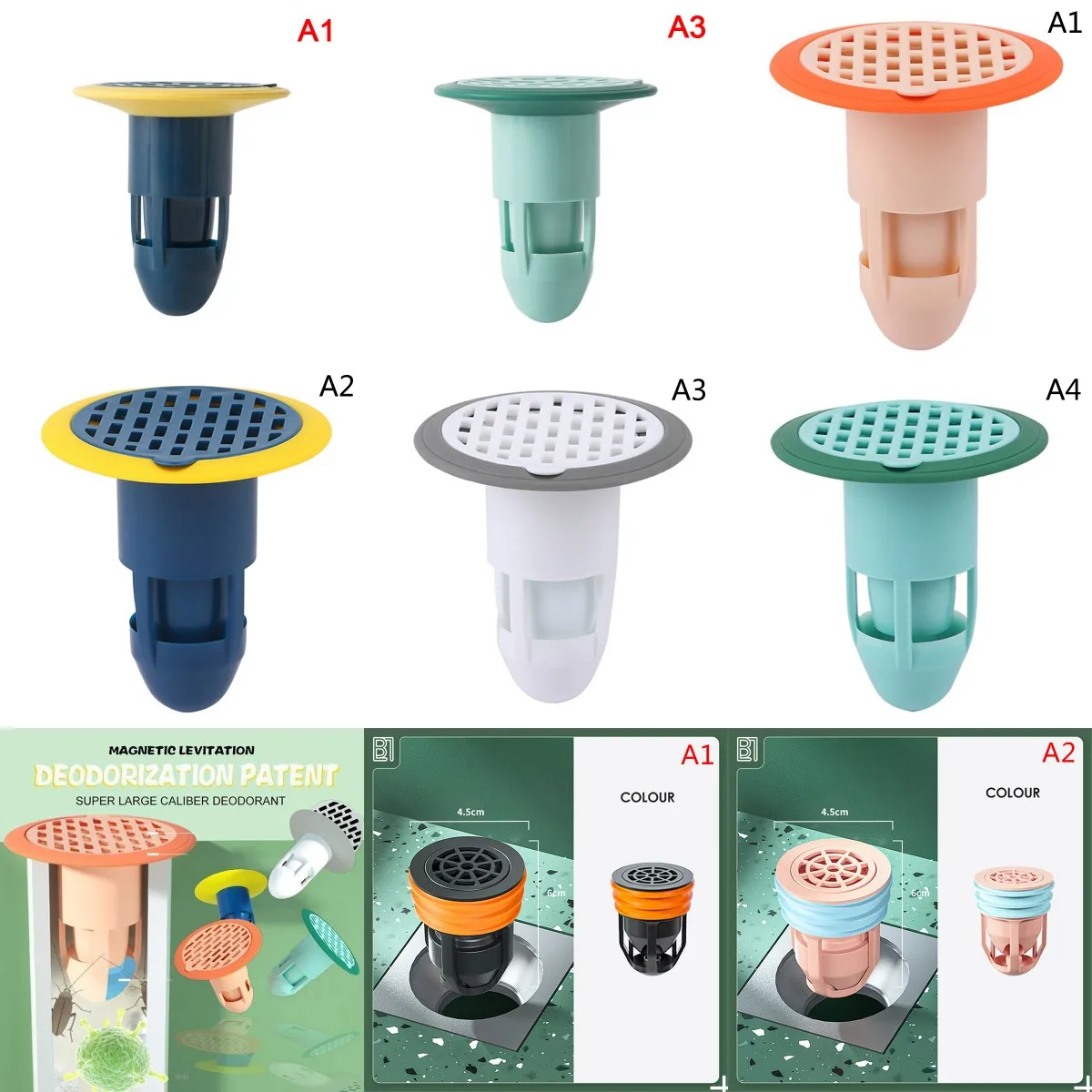 

14Types Bath Shower Floor Strainer Cover Plug Trap Anti-odor Sink Bathroom Water Drain Filter Insect Prevention Deodorant
