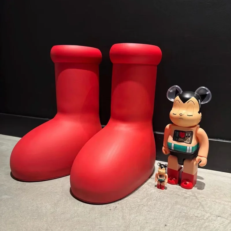 

Big Red Boots Astro Big Red Boots Rain Shoes EVA Red Boots Mschf Shoe Boots Astro Big Red Shoes Children's Adult Shoes