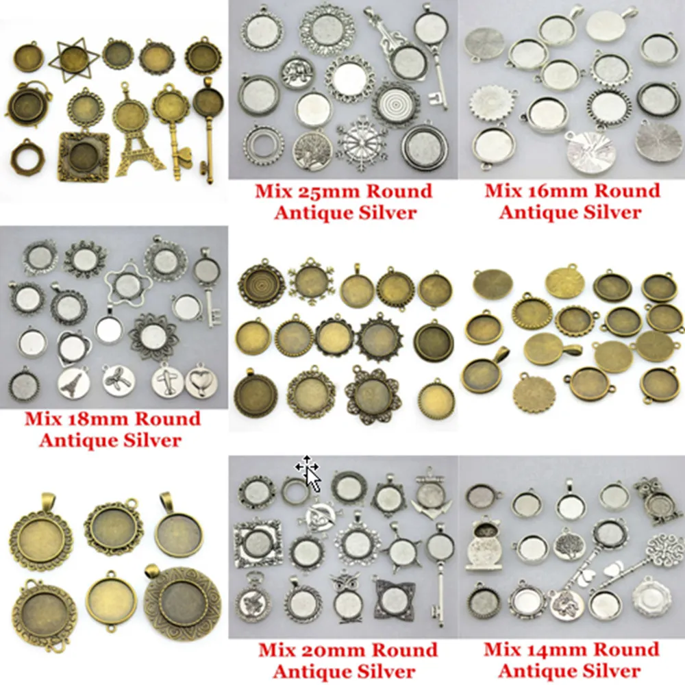 

Round Base Charms For Jewelry Making Handmade Supplies For Jewelry Pendant DIY