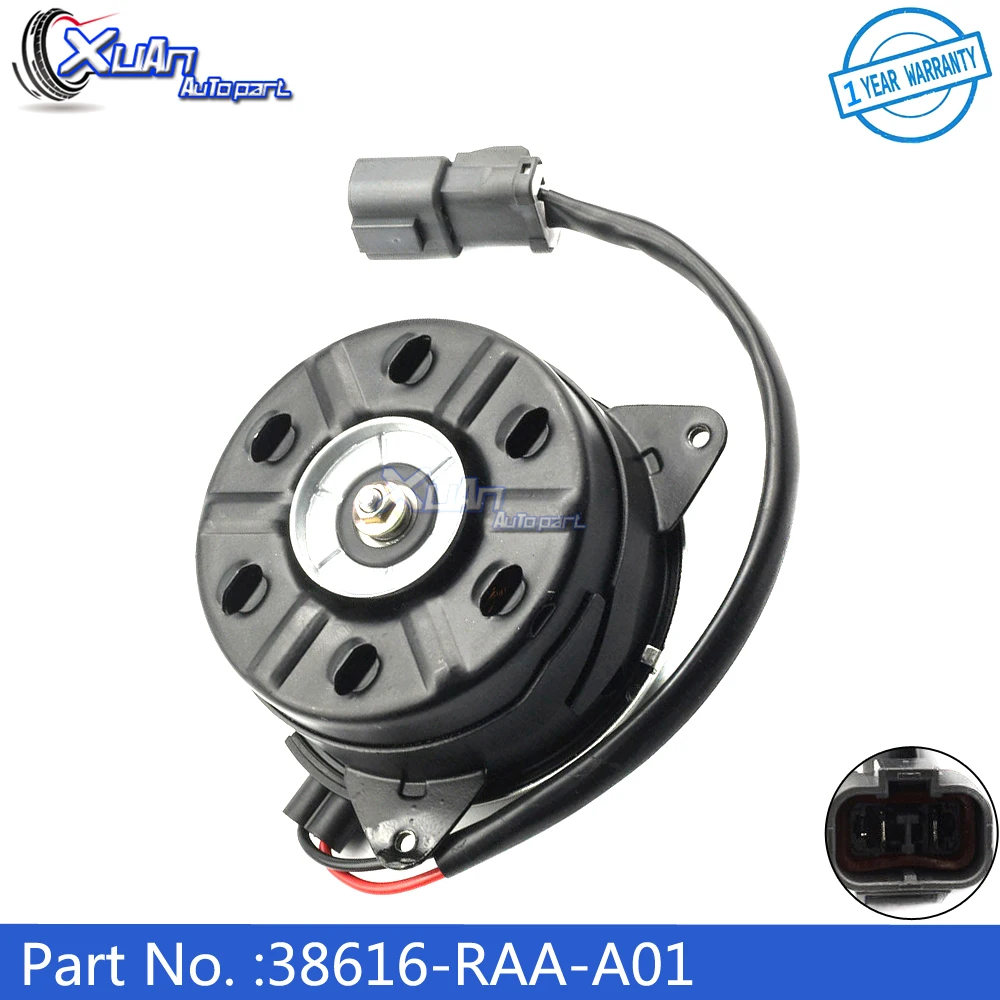 

XUAN 1PCS A/C Air Condenser Radiator Cooling Fan Motor 38616-RAA-A01 For Honda Accord 2.4L 2003-2007 38616RAAA01