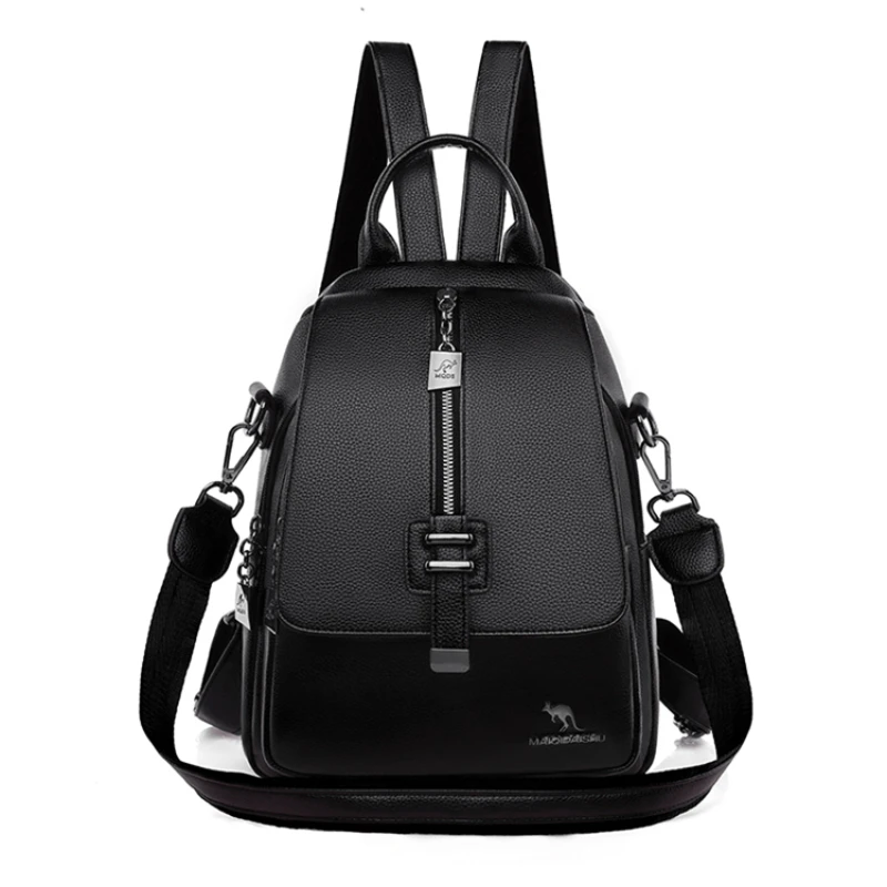 

Женский дизайнерский рюкзак из высококачественной кожи, модные школьные ранцы, многофункциональные вместительные дорожные рюкзаки