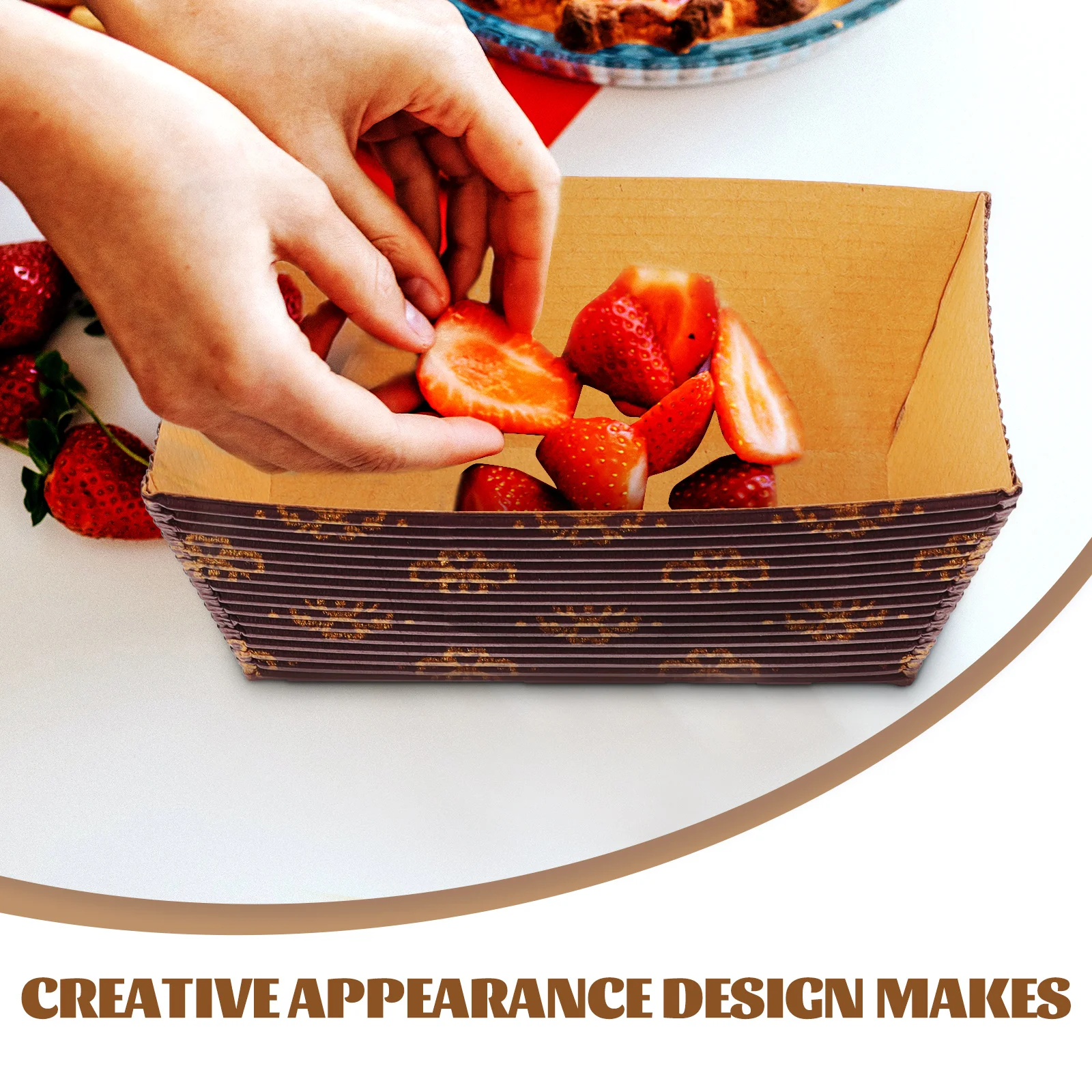 25 шт. гофрированный поднос для торта вечерние вкладыши кексов сковороды