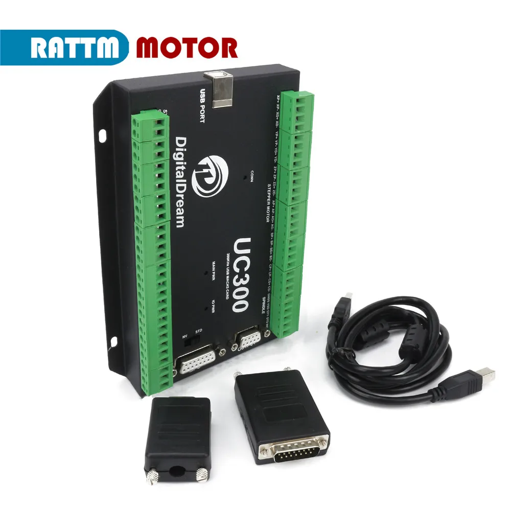USB-контроллер ЧПУ UC300, 3456-осевая плата управления движением, обновленная версия NVUM, USB-контроллер движения Mach3 для фрезерных станков с ЧПУ (art.: 3920dc4d0dac3) - 3920dc4d0dac3