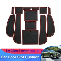 car door groove mats for subaru forester sh 20082013 auto non slip rubber styling cushion rubber mat stickers car accessories