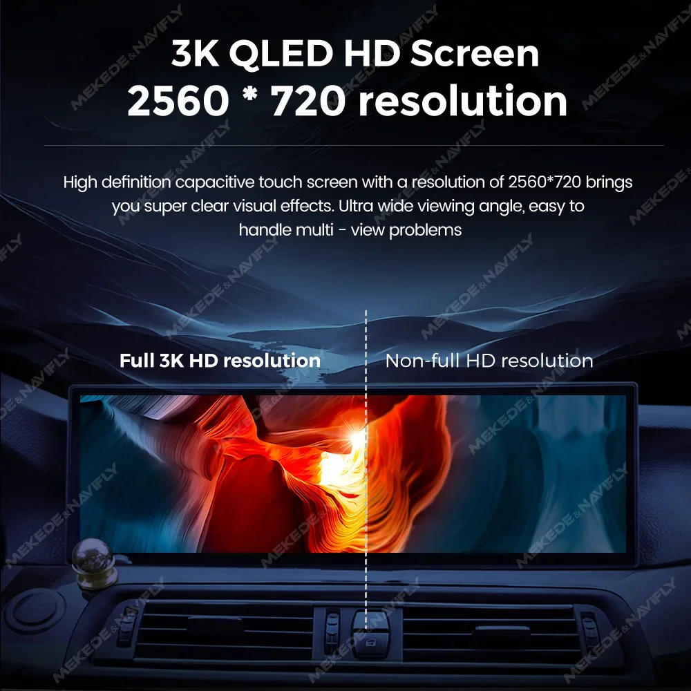 MEKEDE Новый Android 13 для BMW X5 X6 F15 F16 2014-2017 15-дюймовый экран 3K автомобильное радио