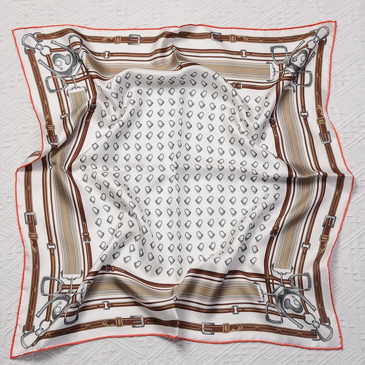 

Шелковый шарф 100% шелк 65x65 см