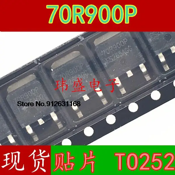 

20PCS/LOT 70R900P TO252 MND70R900P
