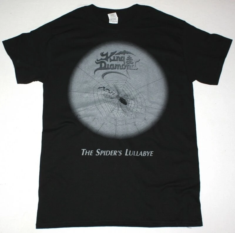

King Diamond The Spider'S Lullabye Heavy Metal Mercyful Fate New Black T-Shirt