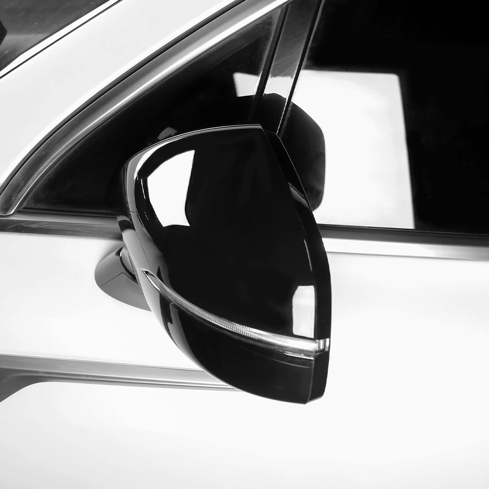 Фото Для тюнинга Kia Sorento MQ4 2021-2026 крышка зеркала автомобильные внешние аксессуары ярко-черная крышка зеркала заднего вида боковые крышки №5