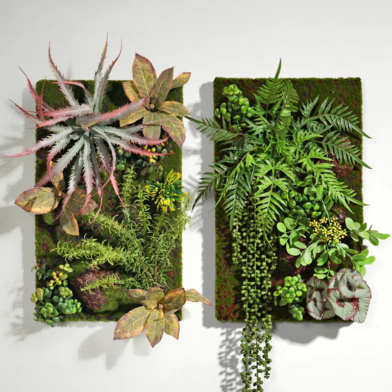 

Simulation Green Plants Frameless Three-dimensional Wall Hanging Decor Home Decoration Wall Living Room Wall Green Plant Pendant