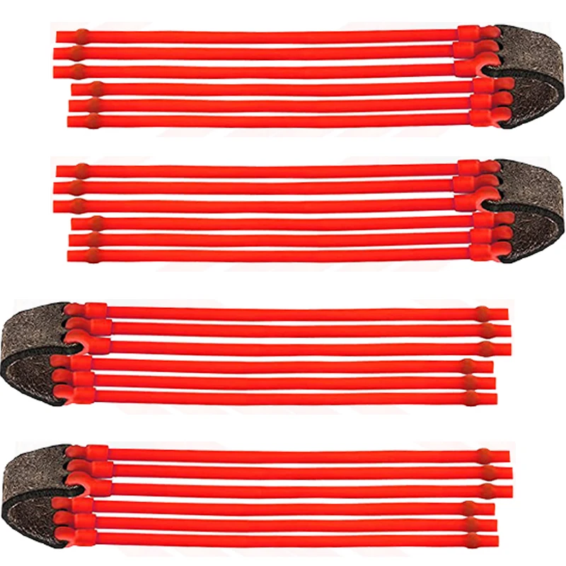 

1-6PCS High-quality Elastic Card Ball Rubber Band Hunting Slingshot Accessories Outdoor Game Pull Belt Fast Rebound Great Power