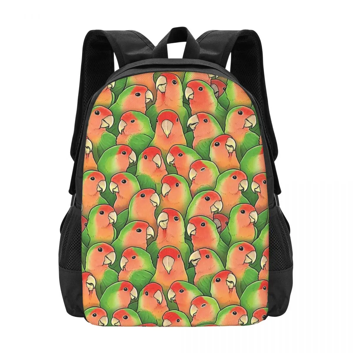 Rosy Faced Lovebirds Backpack for Girls Boys Travel RucksackBackpacks for Teenage school bag