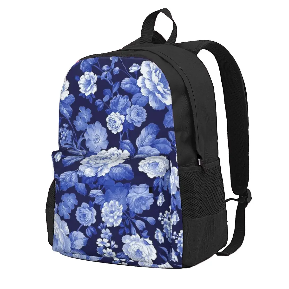 

Большой синий рюкзак с цветами, летние богемные Ежедневные Рюкзаки с растениями, мужские большие школьные ранцы на заказ, современные рюкзаки