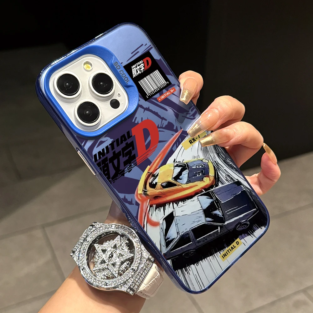 Чехол для телефона с изображением аниме Initial D Oppo Realme C75 C65 C63 C55 C53 C35 C33 C20 13 12 11 10 9 8 7 i