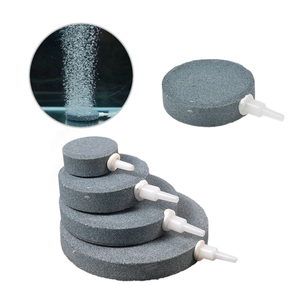 

40/60/80/100mm Bubble Stone Aerator for Aquarium Fish High Temperature Sintering Gas Cake for Oxygen Pump