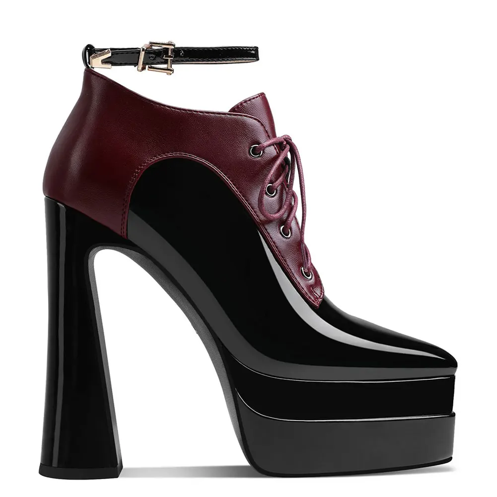 

Gnazhee Fashion Big Size 43 Pointed Toe Fashion Platform High Heels Booties Cool Pumps Women's Shoes