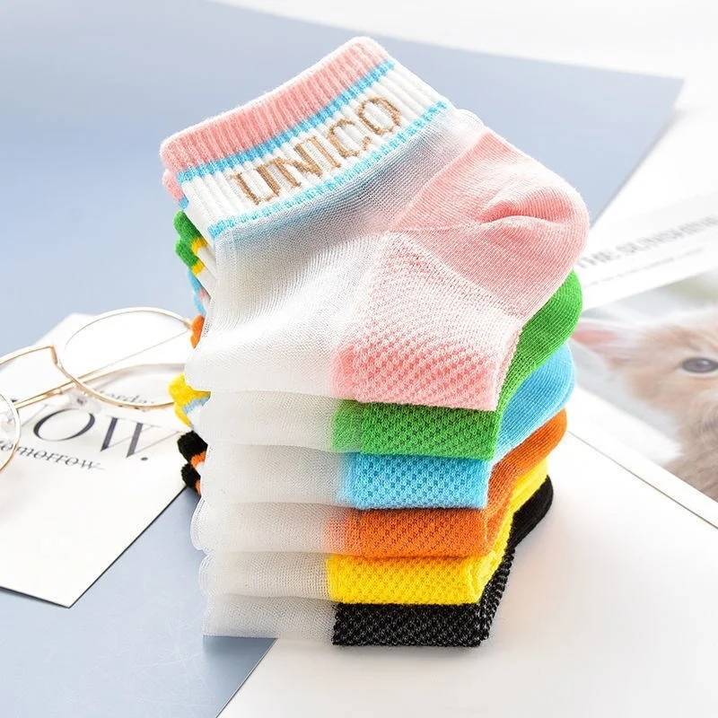 

10 пар/партия, шелковые носки ультратонкие прозрачные модные кружевные невидимые деловые дышащие шелковые короткие носки без пятки с буквенным принтом Харадзюку