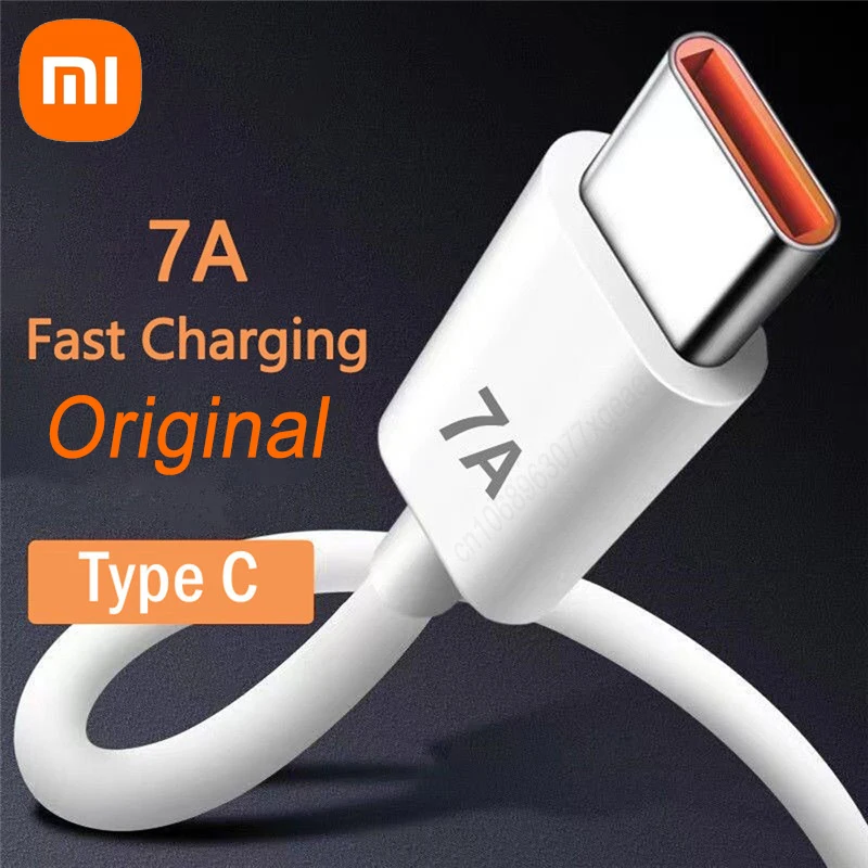 

Original Xiaomi 7A Fast Charging Cable100W C Type For Xiaomi Pro Oneplus,For Huawei P40 P30 Mate 40 USB Fast Charging Data Cable