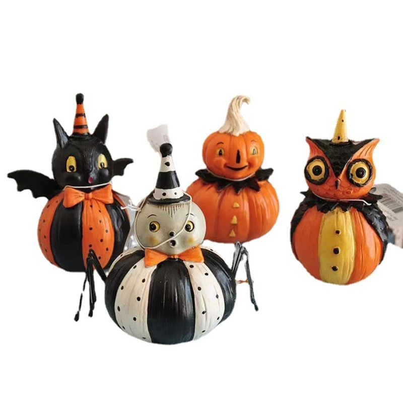 

Halloween Resin Figurine 1 Set Miniature Garden Birthday Dining Table Decor new