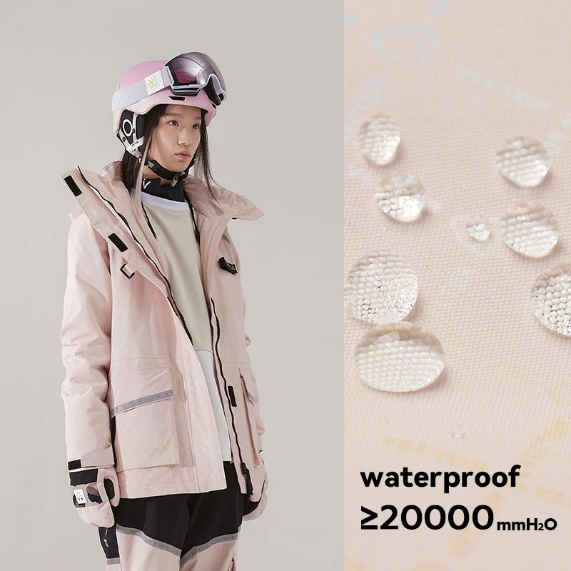 Женская зимняя водонепроницаемая куртка Chaqueta Para Nieve Mujer |