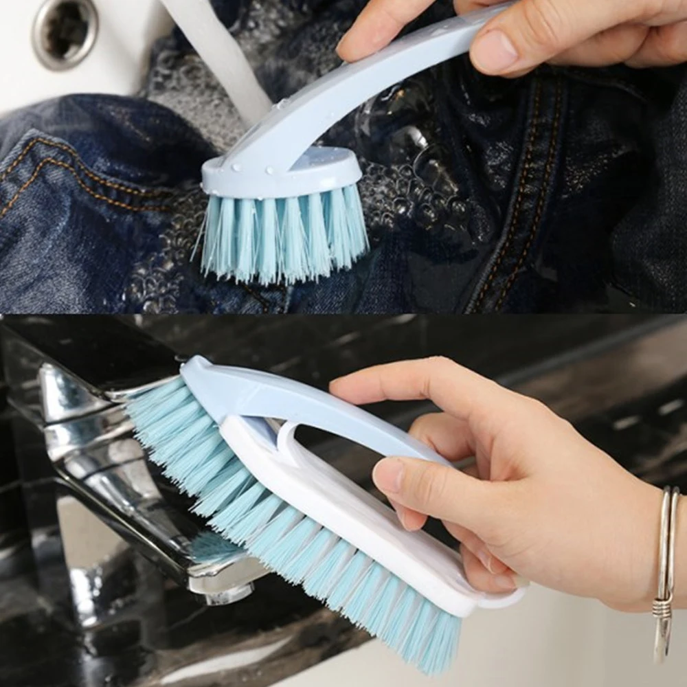 

2 In 1 Handheld Clothes Cleaning Brush Narrow Cleaner Stains Scrub Brush Dust Remover Washing Laundry Household Cleaning Tools