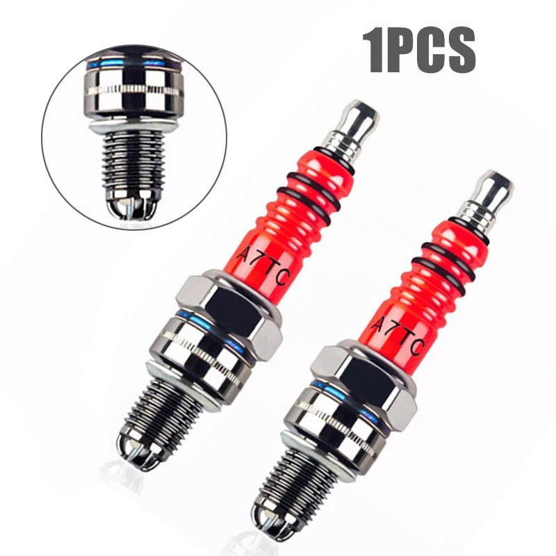 

Motorcycle Spark Plug A7TC Modified GY6 50cc 70cc 90cc 110cc ATV Dirtbike 50 125 150cc Moped Three Poles