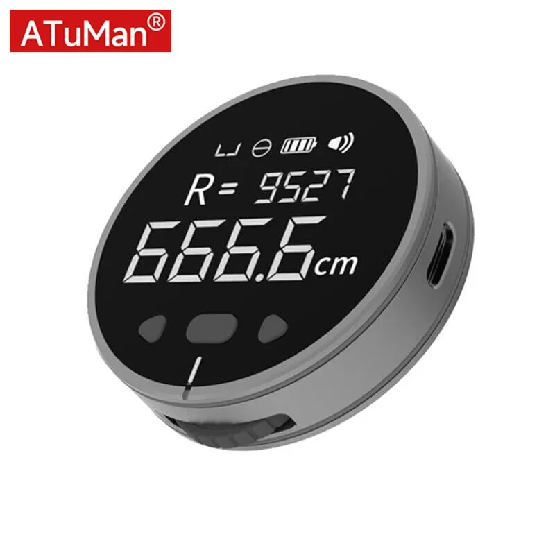 

DUKA ATuMan Little Q Digital Tape Measure Mini Smart Long Distance Rolling Measuring Tool for Curved Electric Ruler LCD Display