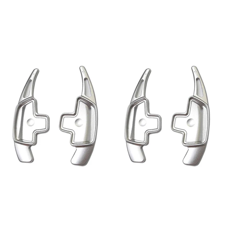 

4X Paddle Shifter Extension For Mercedes Benz Aluminum Alloy Shift Paddle Blade Silver For A B C CLA CLS E G GL GLA GLC