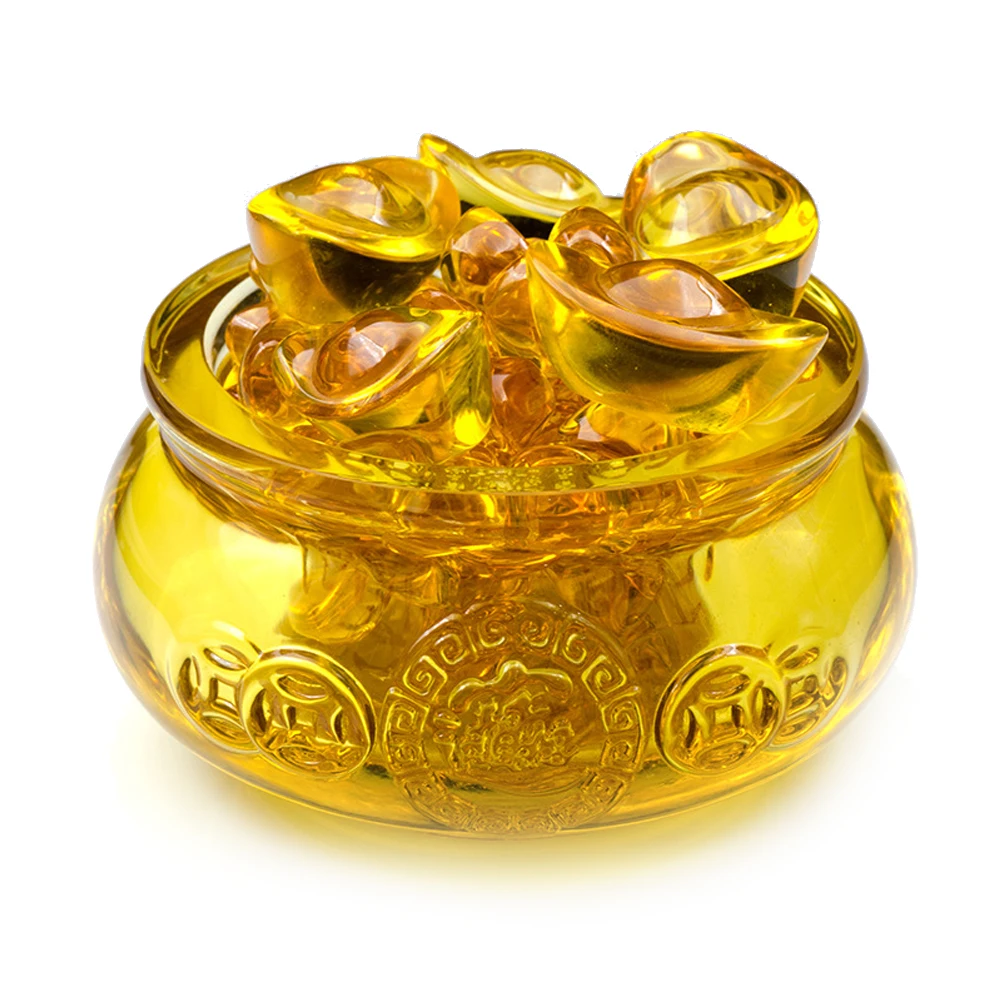 Горшок богатства из стекла