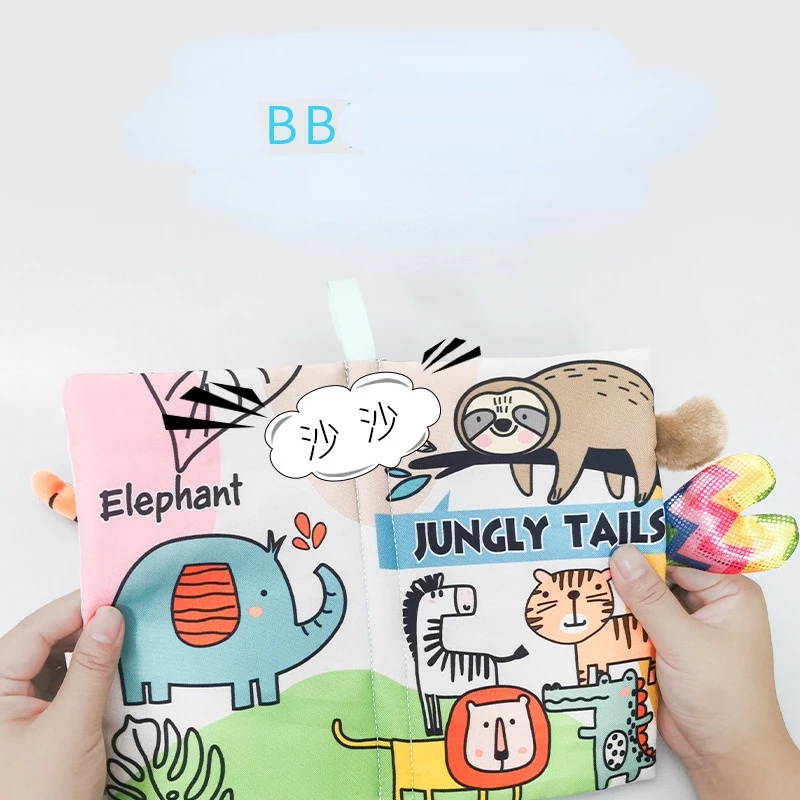 Книжка детская развивающая из мягкой ткани на возраст 3 + месяцев |