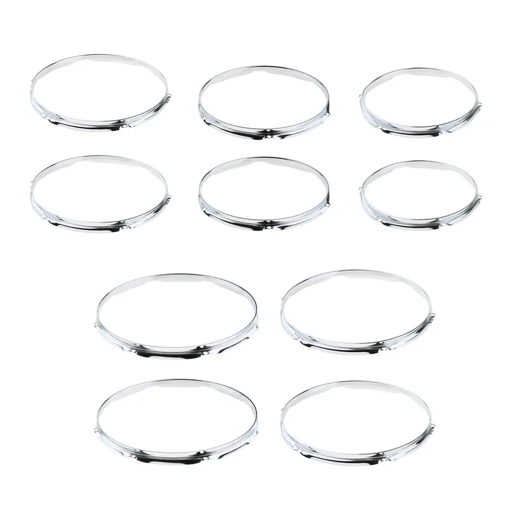 

1 Pair Metal Snare Drum Plating Hoop Ring Rim for Drum Set accessories