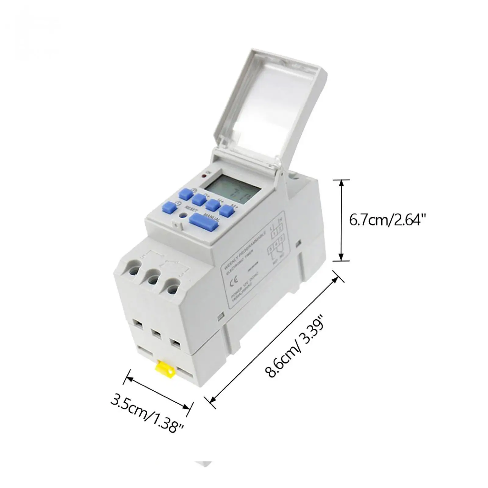 1-контактный перезаряжаемый цифровой электронный переключатель времени